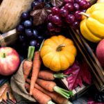 Autumn and Fall season. Harvest cornucopia and Thanksgiving day